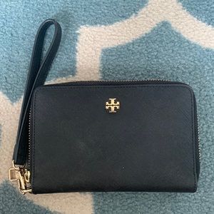 Tory Burch Black Wristlet
